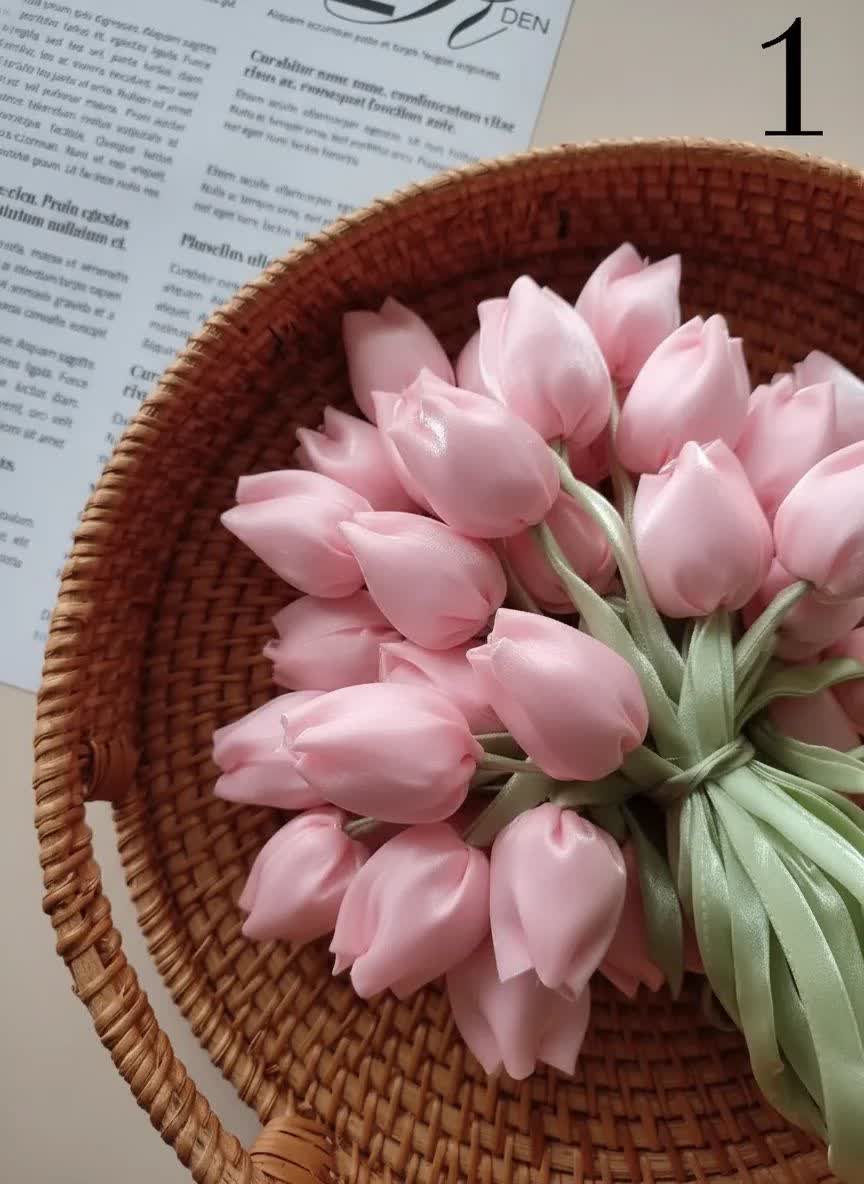 ریسه گل لاله گلبهی